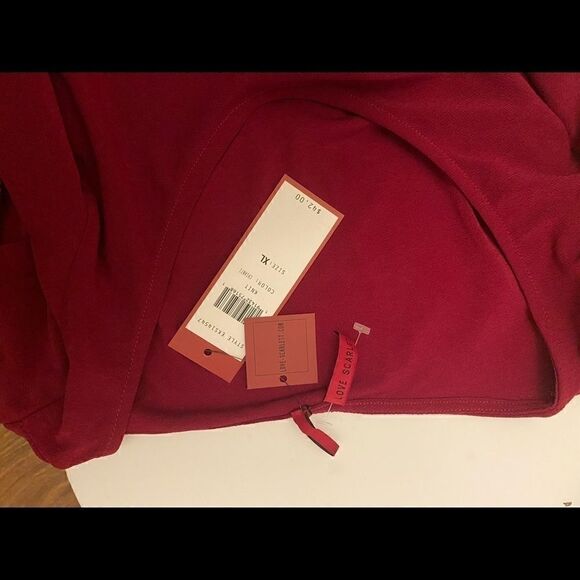 Love Scarlett red ruffles blouse size extra large - Picture 6 of 9